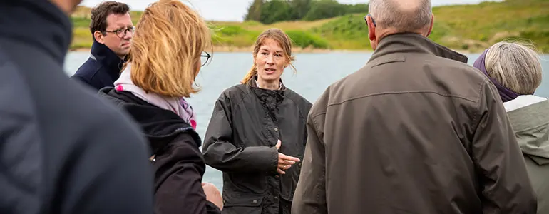 Sophy Høy fra Bramstrup fortæller om udviklingen på stedet